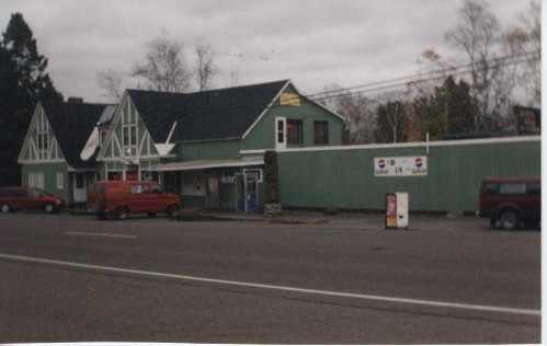 Color image of Stickney Inn and Store, ca. 1976 when the Jordans operated it as the Cross River General Store. 