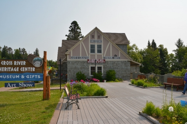 Color image of the Stickney Inn and Store, looking east, July 2014. Photographed by Amy Lucas.