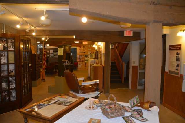 Color image of the Stickney Inn and Store, basement, facing east, July 2014. Photographed by Amy Lucas.