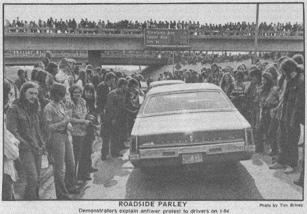 Blockade of Interstate 94