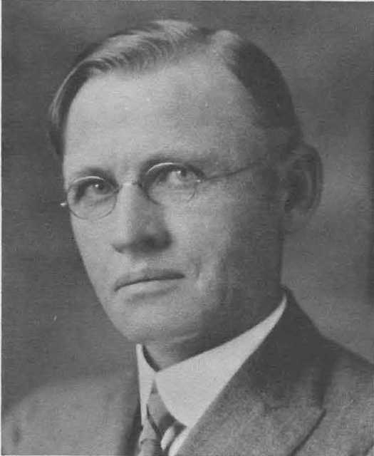 Black and white photograph of Northwest Experiment Station’s first superintendent, Torger A. Hoverstad.