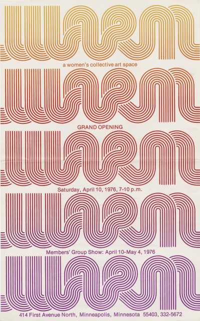 WARM Gallery inaugural exhibition poster