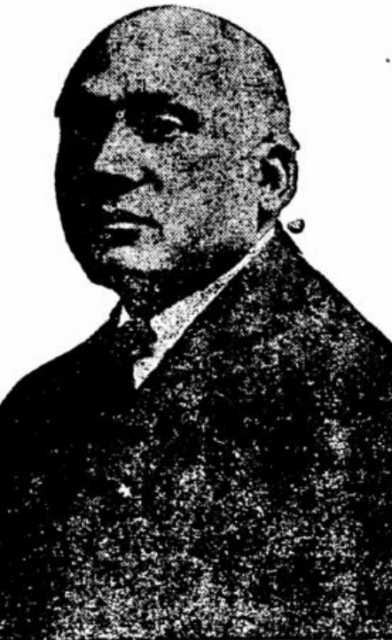 Black and white newspaper image of William R. Morris, c.1919.