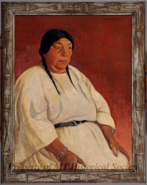 Color image of Mrs. Star, oil-on-canvas painting by Elsa Jemne, 1926.