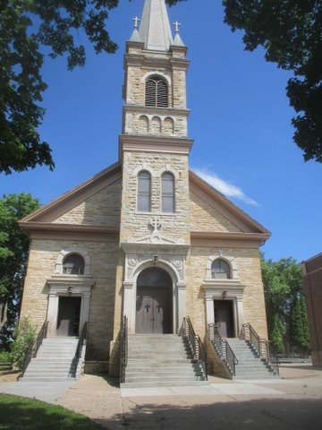 Color image of Bethlehem Academy, Faribualt, 2016. Photograph by Paul Nelson. 