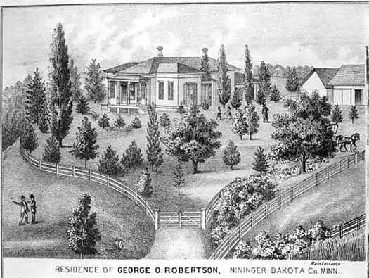 Nininger residence of George Robertson