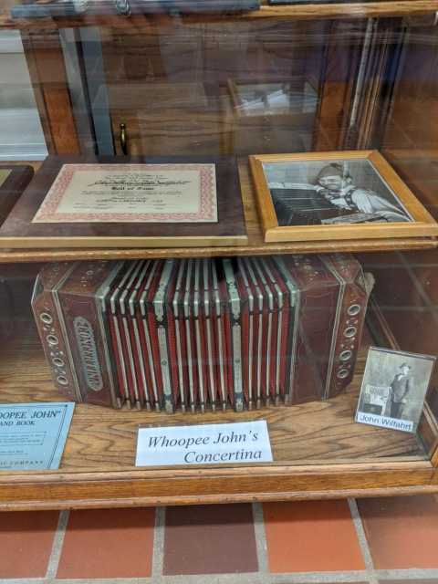 Concertina used by “Whoopee John” Wilfahrt