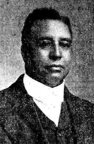 Black and white photograph of Rev. William M. Majors, c.1920. Majors was pastor of St. Mark’s AME at the time of the 1920 Duluth lynchings.