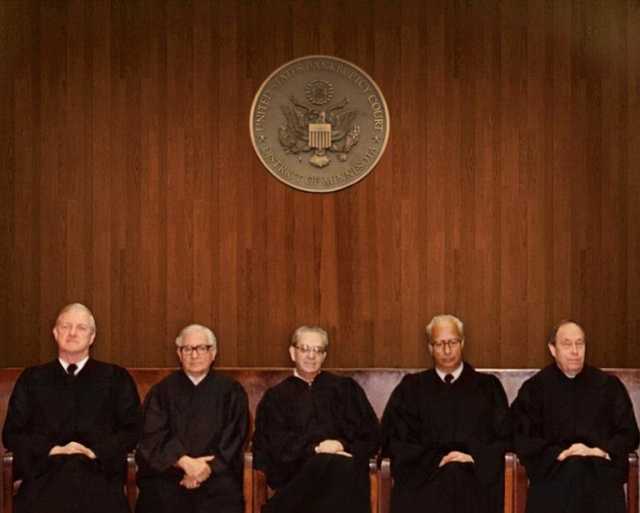 Photograph of Minnesota judges, including Patrick J. McNulty