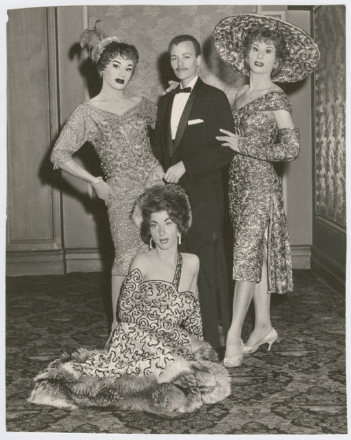 Stormé DeLarverie with other drag performers
