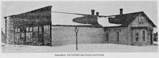 Original Red Lake County courthouse