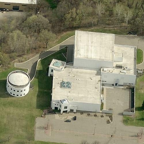 Bird's-eye view of Paisley Park complex