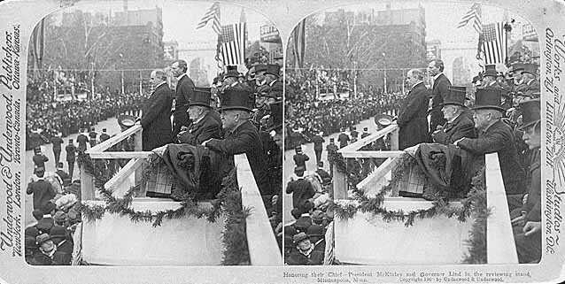 President William McKinley and Governor John Lind