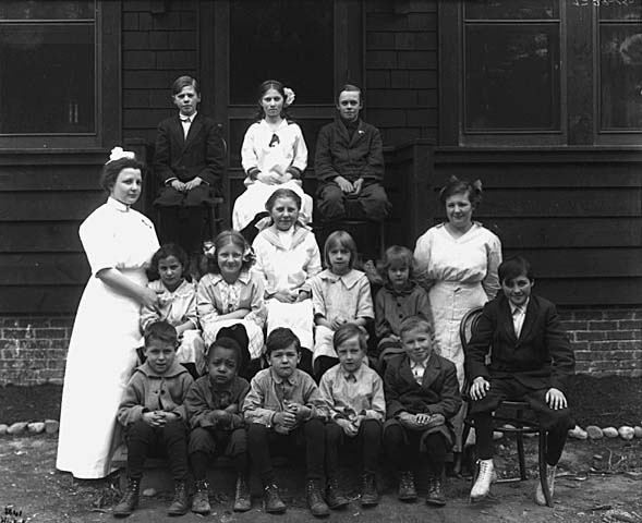 Children at State Sanatorium near Walker