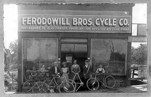 Ferodowill Brothers bicycle repair shop