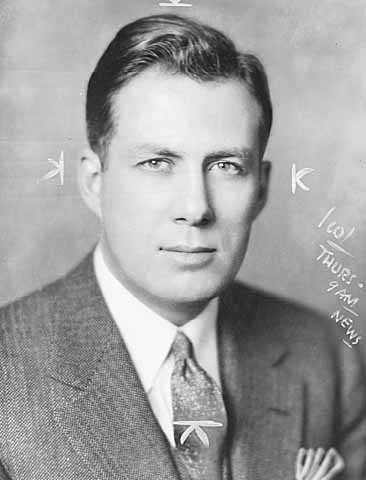 Black and white photograph of future chief justice Warren Burger, ca. 1936.