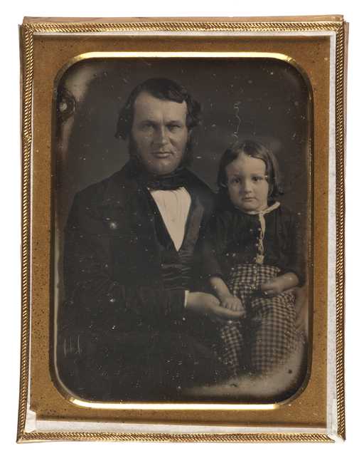 Photograph of Alexander Ramsey and his son