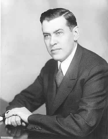 Black and white portrait of Republican Congressman August H. Andresen, c.1936.