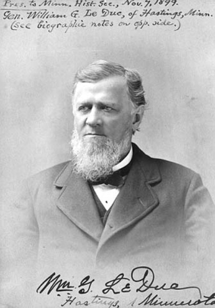 Signed photograph of William Gates LeDuc in Washington, DC, 1905. 