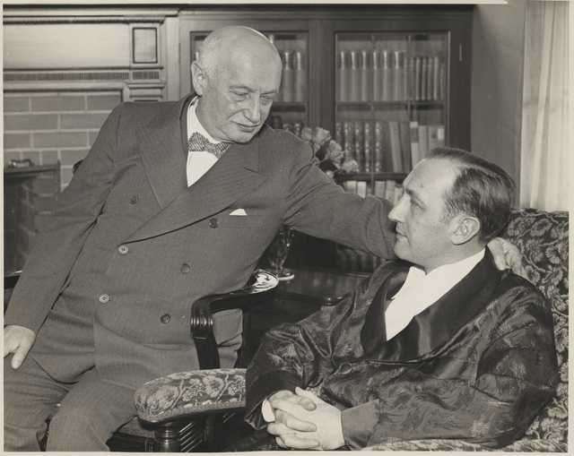Adolph Bremer with Edward Bremer, his son