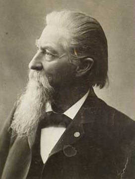 Black and white photograph of Wilhelm Pfaender, ca. 1900.  