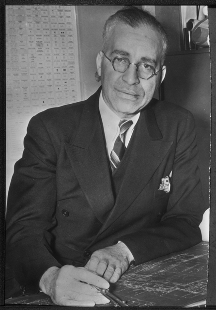 Black and white photograph of Clarence Wigington, c.1940s.