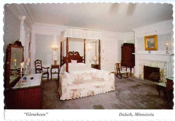 Glensheen bedroom, undated.