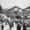 Black and white photograph of a Fourth of July festival at Co-opMesaba Park, 1937.