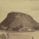 postcard photograph showing Barn Bluff limestone formation