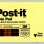 Color image of an early version of a Post-it Note, 1986.