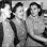 Photograph of three Egekvist Bakery store clerks, 1947.