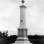 Black and white photograph of the Second Minnesota Artillery monument at Chickamauga, Georgia, taken c.1890.