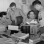 Black and white photograph of translators at the Military Intelligence Service Language School at Fort Snelling, 1945. 