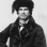 Black and white photograph of an unidentified Métis fur trader of Indian and French Ancestry, ca. 1870.