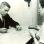 Black and white photograph of a staff member administering a vocational test at the Jewish Vocational Society of St. Paul, undated.