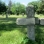 Color image of a roken headstone at Pioneers and Soldiers Memorial Cemetery in Minneapolis, 2016. Photographed by Paul Nelson.