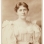 Black and white photograph of Evangeline Whipple, ca. 1896. 