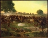 Battle of Gettysburg oil painting by Rufus Zogbaum