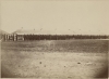 Second Minnesota Volunteer Infantry standing in front of the Long Barracks