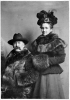 Black and white photograph of Alfred Merritt, and his wife Jane, c.1900.