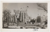 Black and white photograph of the 1940 Winter Carnival Ice Palace at Como Park.