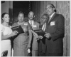 Pilgrim Baptist Church members with their NAACP awards
