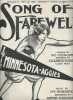 Front cover of sheet music for the NWSA class of 1912’s “Song of Farwell,” written by N. E. Schwartz.