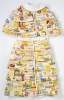 Color photograph of a dress made out of butter cartons used at the Minnesota State Fair, 1965. 