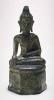 Color image of a Japanese bronze Amida Buddha, undated.