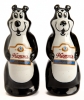 Photograph of Hamm’s Brewing Company salt and pepper shakers