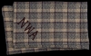 Color imae of a Northwest Airlines in-flight blanket, manufactured by the North Star Woolen Mill, Minneapolis, c.1939.