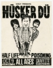 Hüsker Dü concert handbill