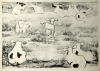 Cows and Calf, undated. Etching on paper by Clara Mairs. 