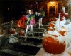 Color image of children trick-or-treating during the Halloween Blizzard, 1991. Photograph by Brian Peterson, Minneapolis Star Tribune.